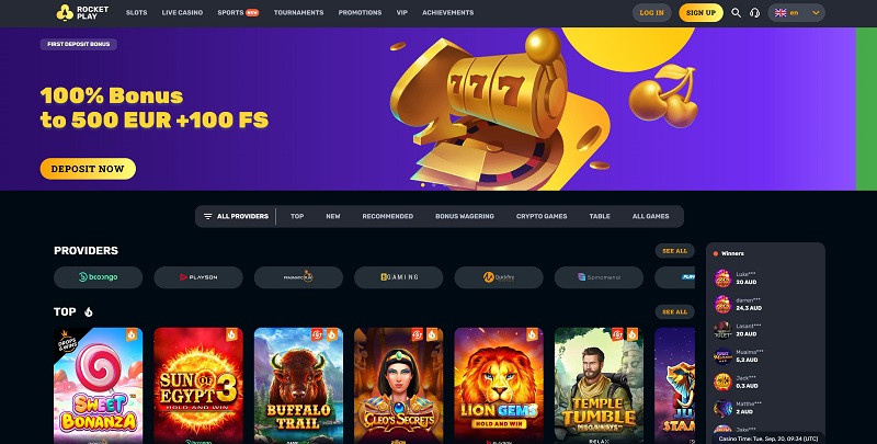 rocketplay casino welcome bonus